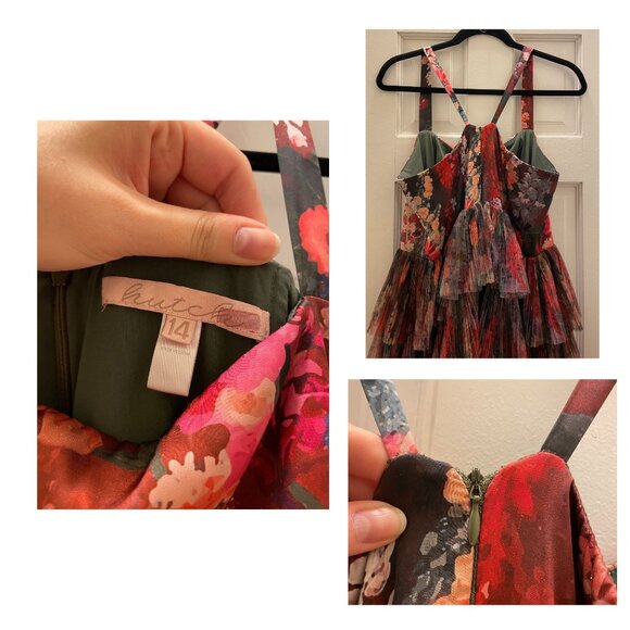 NWOT Hutch Avani Tiered Floral Gown - US 14 - Picture 6 of 9